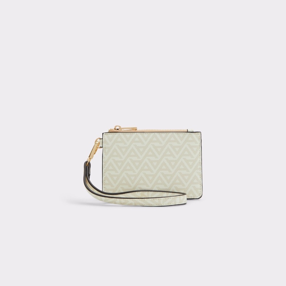 ALDO Ranaleraenx Bone White Cream Wallet Wristlet Card Holder - Picture 2 of 2